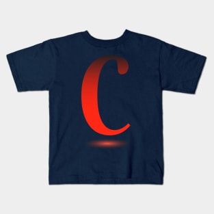 Letter C beautiful letters Kids T-Shirt